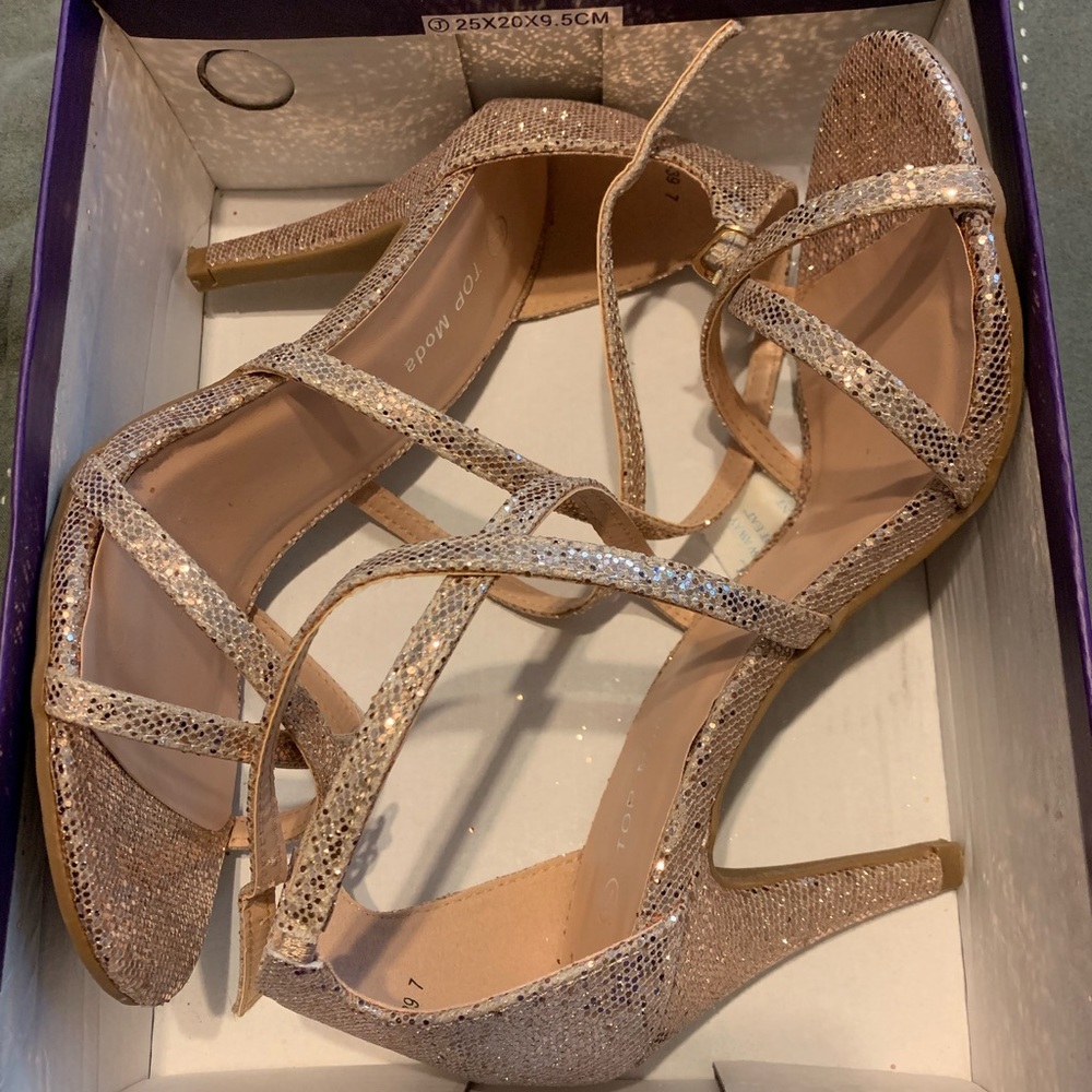Strappy heels